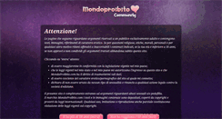 Desktop Screenshot of mondoproibito.com